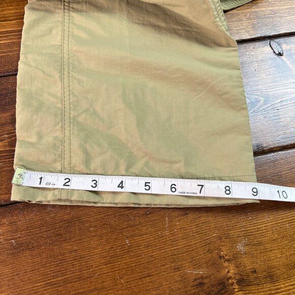 TravelSmith Women's XLP Khaki Nylon Elastic Waist Convertible Pants Adjustable - Picture 12 of 14